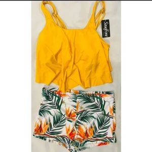 Cute 2 piece Bikini with Boy shorts